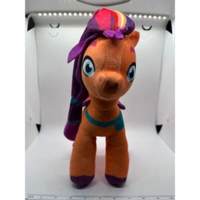 Hasbro My Little Pony Sonny Starscout Plush Stuffed Orange,Purple Toy 12 in - Image 1 of 4