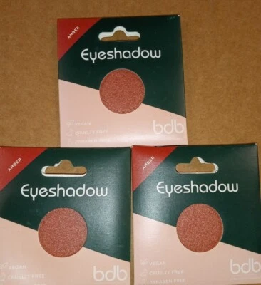 Billion Dollar Beauty 3pk Impermeable Brillo Magnético Sombra de Ojos Pan Ámbar Foto 1 de 3