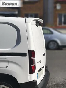 Polyurethane Rear Roof Spoiler For Peugeot Partner 2019+ Barn Doors Twin Doors - Picture 1 of 7