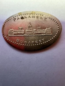 Parlament Budapest längliche Münze - Bild 1 von 3
