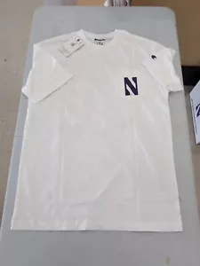 Neu mit Etikett Northwestern University Wildcats weißes T-Shirt Gr. Med AM28 - Bild 1 von 5