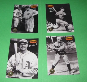1993 Ted Williams Card Co 4 Karten GREATEST HITTERS OF ALL TIME STAR Lot - Bild 1 von 2