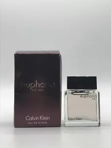 Calvin Klein Euphoria Men Cologne Mini Splash .33 oz 10 ml New In Box - Picture 1 of 3