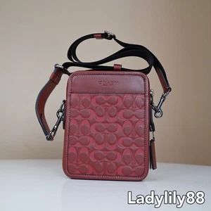 Bandolera Coach CJ670 Sullivan nueva con etiquetas en cuero de becerro liso exclusivo $324 - Imagen 1 de 16