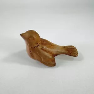 Estatuilla de hierro fundido de colección gorrión pájaro estatura pátina rústica pisapapeles metal - Imagen 1 de 10