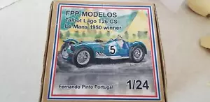 Scarso 1:24 FPP Talbot Lago T26 GS 1950 Lemans Winner Fernando Pinto Resina Kit O - Foto 1 di 5