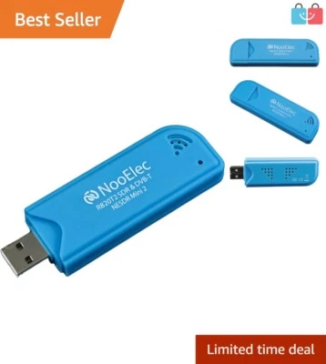 High Sensitivity R820T2 Tuner SDR Receiver with Telescopic Antenna - Lightweight - Image 1 of 4