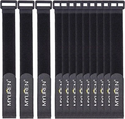 Hook and Loop Cable Ties Reusable Fastening Cable Ties Adjustable Multipurpose U - Image 1 of 4