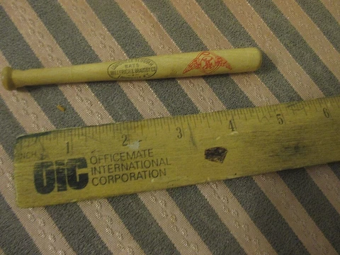 Vintage LOS ANGELES ANGELS MINI Souvenir Wooden  BAT 5" Cover