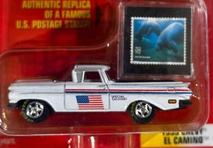 USPS 1959 EL CAMINO JOHNNY LIGHTNING AMERICAN TRUCK AND STAMP ENDANGERED SPECIES - Picture 1 of 2