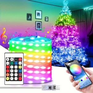 Smart LED Strip Light, 32ft 100LED, Remote & App Control, Music Synchronization - Picture 1 of 11