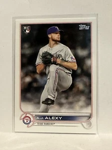 #547 A.J. Alexy Rookie Texas Rangers 2022 Topps Series Two Baseball Card - Picture 1 of 2