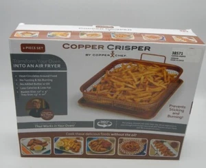 Copper Crisper By Copper Chef As Seen On TV Turn Your Oven Into An Air Fryer NEW - Picture 1 of 7
