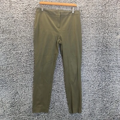 Pantalones Metaphor Mujer 8 Verde Pierna Ajustada Tiro Medio Sin Bolsillos Foto 1 de 4