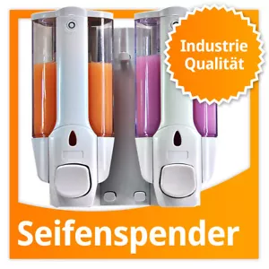 2-fach Seifenspender Wandmontage Multi Desinfektionsmittel Spender Hygiene 800ml - Bild 1 von 2