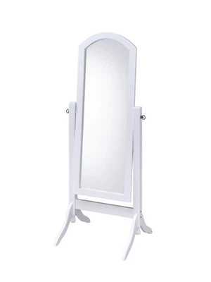 Barrington Cheval Mirror, White - Image 1 of 4
