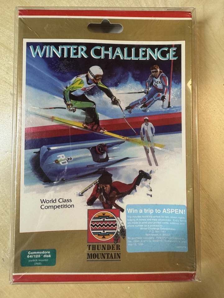 Winter Challenge Commodore 64/128 C64 Sealed - Nice Condition - Image 1 of 4