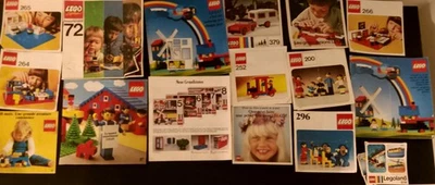 LOT DE 16 NOTICES LEGO VINTAGE - Photo 1/4