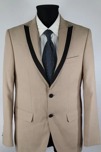 Chaqueta Valeur beige negro talla 50/M lana virgen poliéster excelente estado - Imagen 1 de 9
