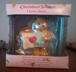 Cherished Teddies I Love Mum Bear 2001 Vintage - Picture 1 of 4