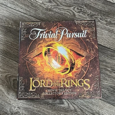 Trivial Pursuit El Señor de los Anillos Trilogía de Parker Brothers 2003 Completa Foto 1 de 4