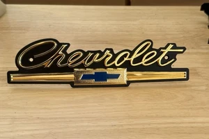 1966 Chevy Impala 24k Gold Plated Grill Emblem - Bild 1 von 2