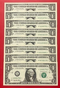 $1 1999 Star District Set ( A-B-C-D-E-F ATLANTA -H-L) UNCIRCULATED SCARCE - Picture 1 of 5