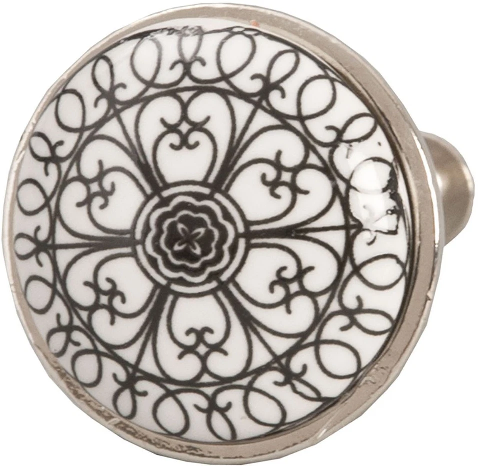 orientalischer Türknauf Ø 3 cm schwarz - Bild 1 von 1