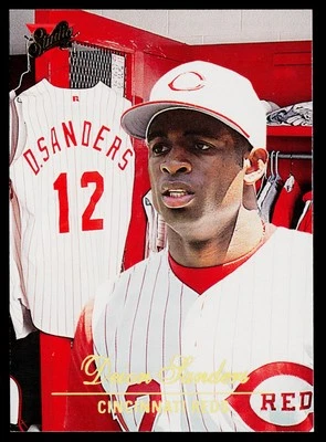 1994 Studio #172 Deion Sanders Cincinnati Reds - Image 1 of 2