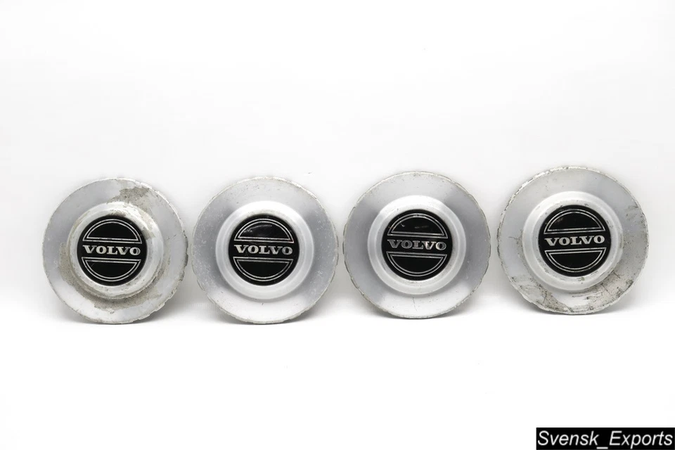Volvo 240 245 262C Bertone Vane Corona Wheel 4 CENTER CAPS SET cap emblem Hubcap Foto 1 de 3
