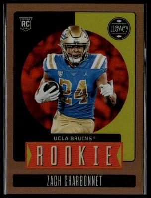 2023 Panini Legacy #160 Zach Charbonnet Premium Edition Bronze #/100 - Image 1 of 2