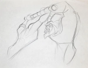 Walt Disney 1991 Produktionszeichnung aus Die Schöne und das Biest - Bild 1 von 2