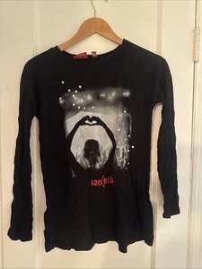Gap (RED) Graphic T-Shirt Black Long Sleeve Size XXL (14-16) - Picture 1 of 4