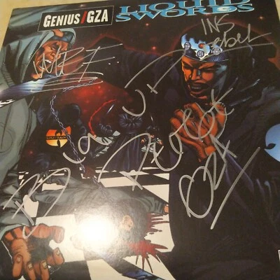 SIGNED GZA - Liquid Swords Autographed by Method man Inspectah GZA - Image 1 of 4