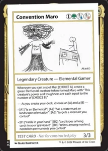 TARJETA DE PRUEBA CONVENTION MARO - Secret Lair Drop Promo SLP - MTG Magic - Imagen 1 de 2