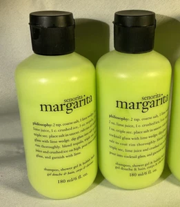 Philosophy Senorita Margarita Shampoo Shower Gel Bubble Bath 6 fl oz Each 2 - Picture 1 of 4