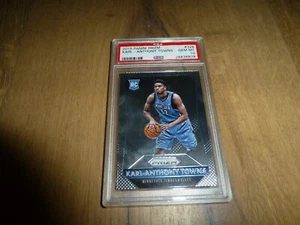 2015-16 Panini Prizm KARL-ANTHONY TOWNS RC Rookie #328 PSA 10 GEM MINT - Picture 1 of 3