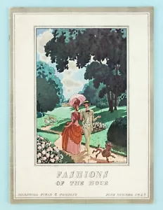 Fashions of the Hour Marshall Field June 1928 Catalog Magazine Art Deco Brissaud - Picture 1 of 13