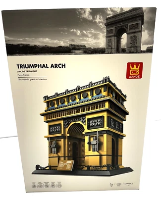 The Arc de Triomphe de l'Étoile Wange Building Block Brick Model Kit MOC Toy Set - Image 1 of 4