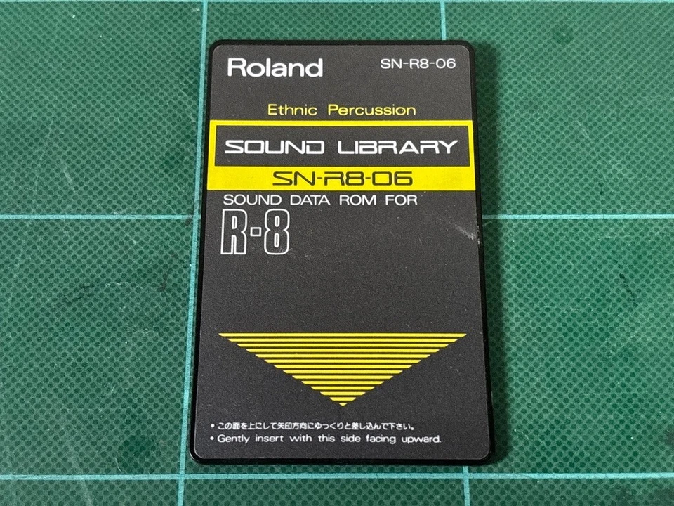TARJETA ROM de percusión étnica Roland SN-R8-06 PARA ROLAND R8 R-8 MKII Foto 1 de 2