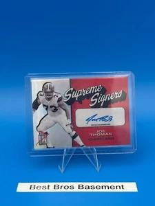 2024 Topps Signature Class Joe Thomas AU Supreme Signers Auto #SS-JT Browns - Picture 1 of 2