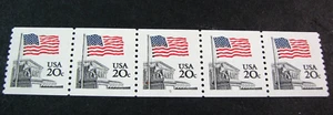 US PNC Stamp Scott# 1895 Flag Over Supreme Court 1981 MNH P# 5 H292 - Picture 1 of 1