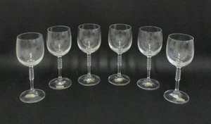 ✅ SEI BICCHIERI A CALICE IN CRISTALLO BOHEMIA CRYSTAL GLASS ANTIQUE - 621 - Picture 1 of 7