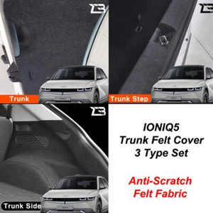 New Trunk Felt Cover 3 type package Set Anti-Scratch Interior for Hyundai Ioniq5 - Picture 1 of 7