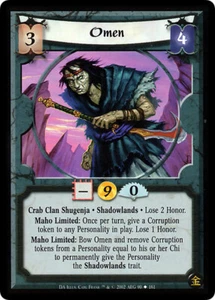 Omen - Dark Allies - Legend of the Five Rings CCG - Imagen 1 de 6