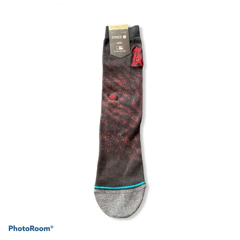 Los Angeles Angels Stance Butter Blend With InfiKnit Socks MLB Large L 9 - 13 Cover