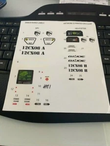 GI Joe Sticker Decal Sheet COBRA RAPID HELI INTEGRATED NEUTRALIZING - Picture 1 of 1
