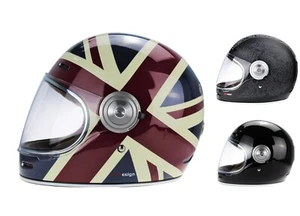 Casco de fibra de vidrio clásico para motocicleta Bullitt/clásico VPR.303 VIPER F659 Premium RETRO - Imagen 1 de 15