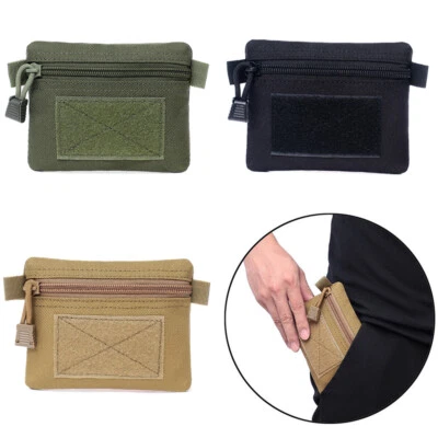 Tactical EDC Portable Waterproof Wallet Pouch Bag Hunting Card Holder Coin Purse - Image 1 of 4