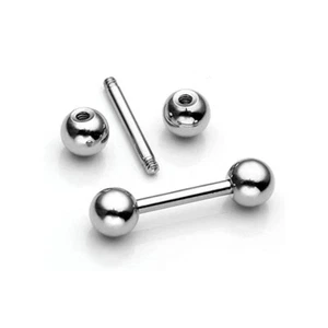 Womens Small Tiny Round Ball Screw Back Stud Earrings Surgical Steel 3/4/5mm  - Picture 1 of 10